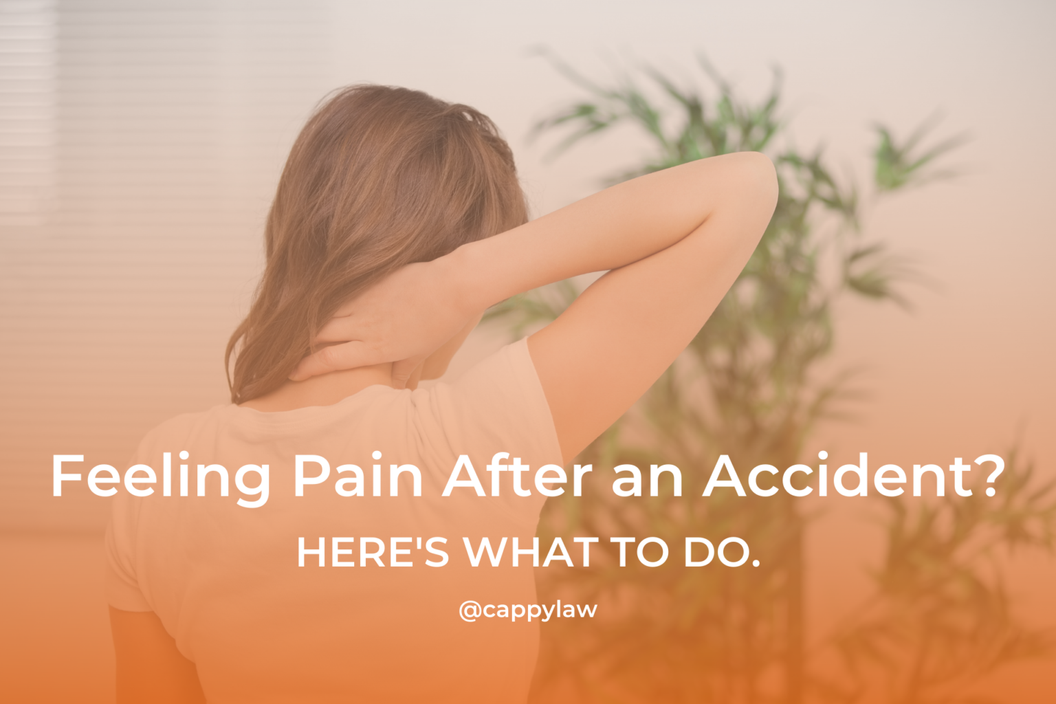 what to do after car accident pain