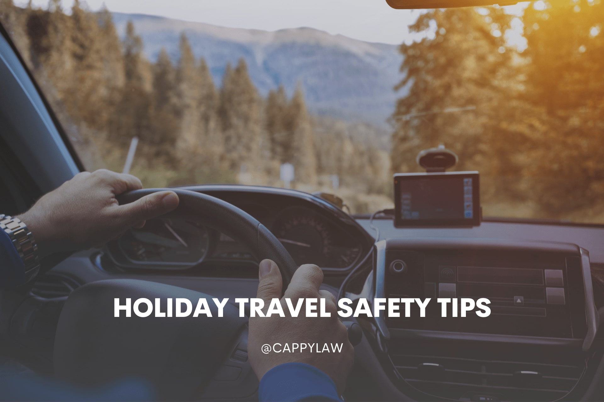 Holiday travel safety tips | Cappy Law | Tampa, FL